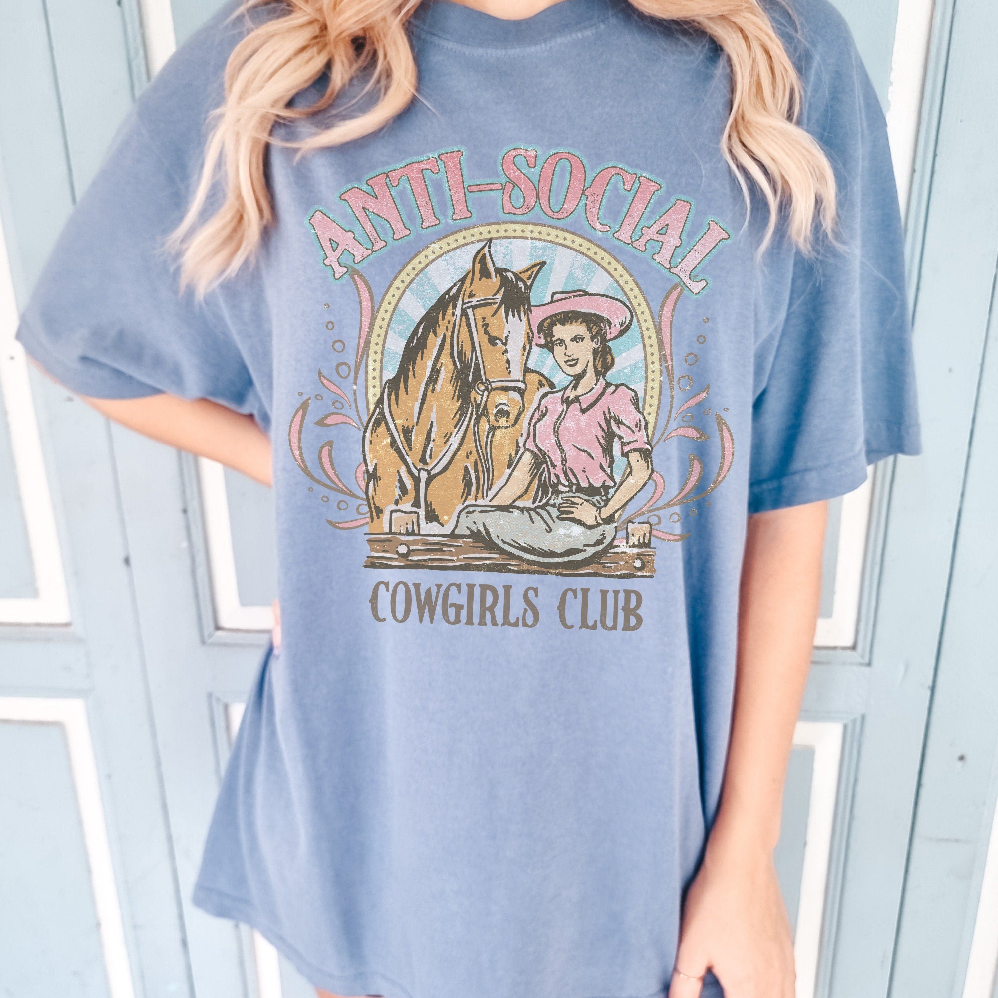 Anti-Social Cowgirls Tee