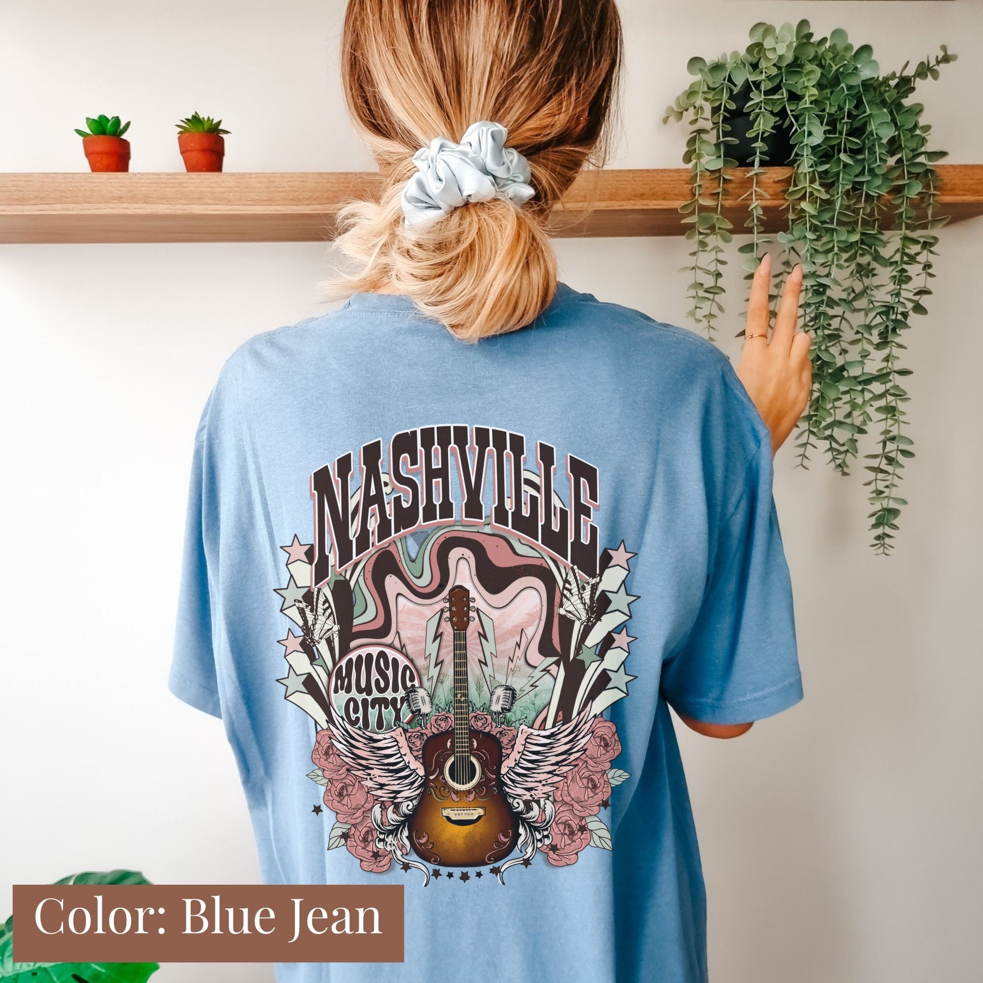 Nashville Back Print Shirt
