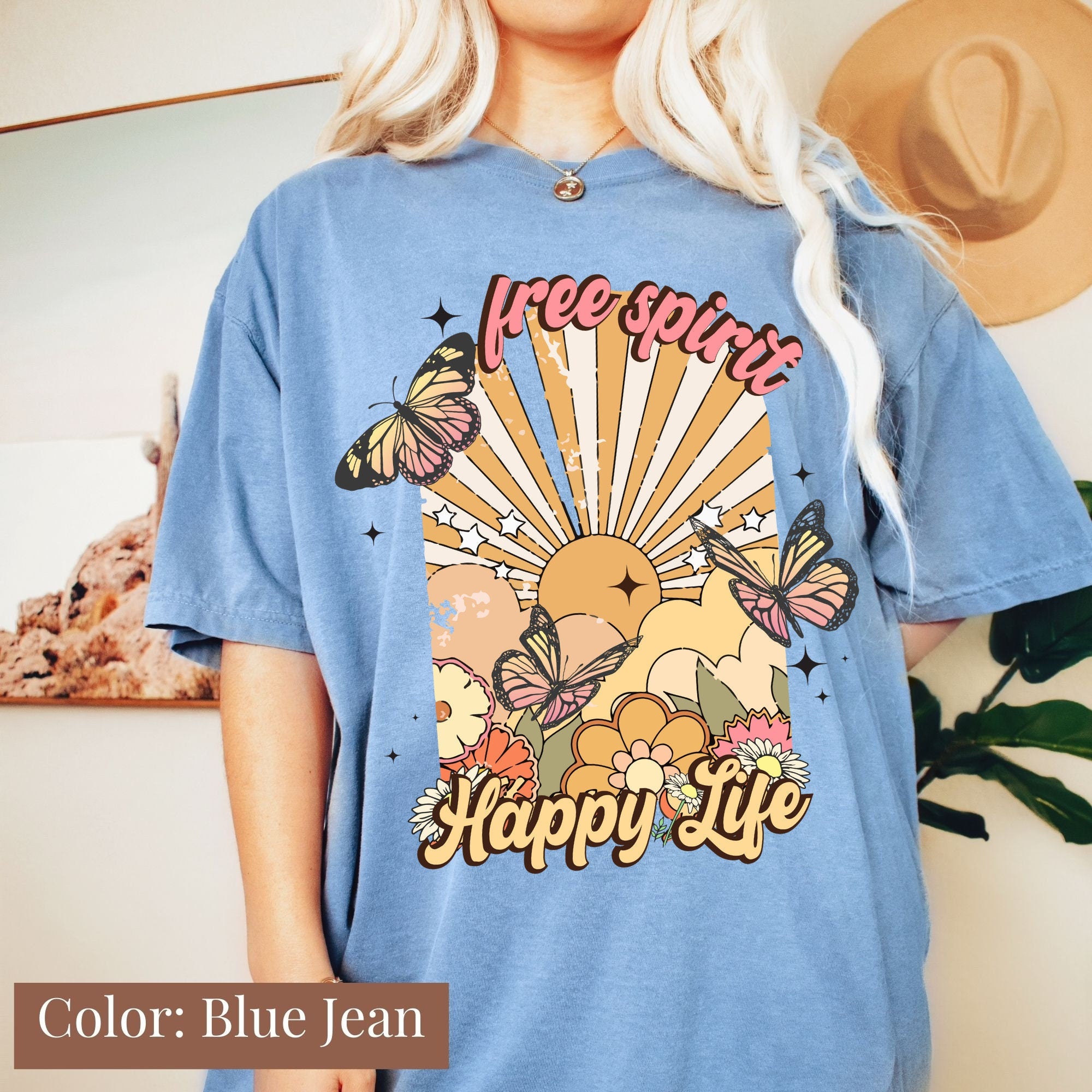 Free Spirit Happy Life Shirt