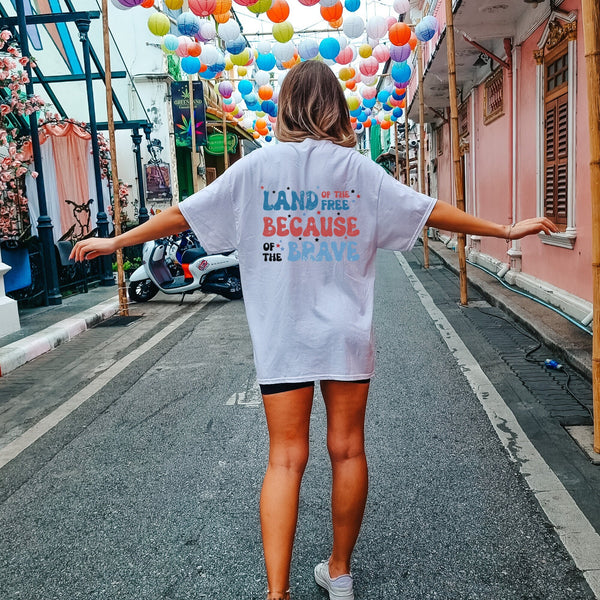 Land of the Free Because of the Brave Shirt