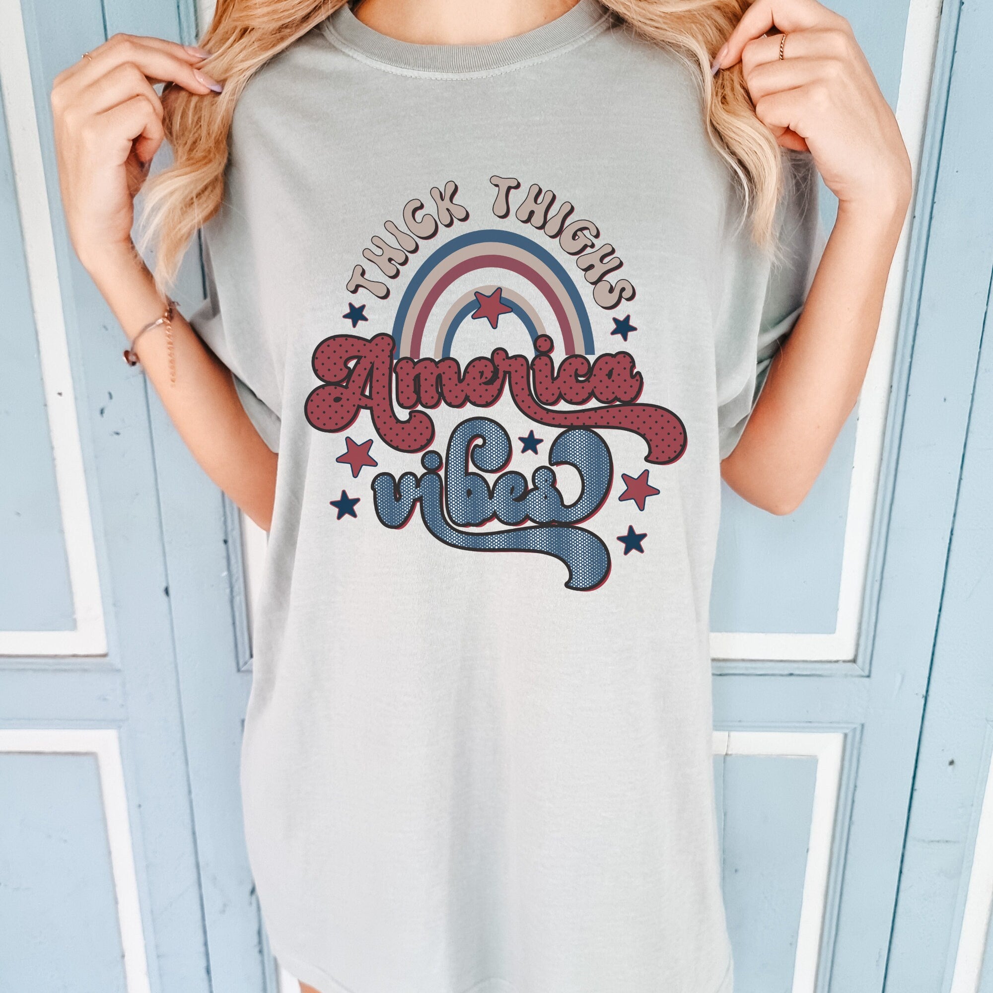 Thick Thighs American Vibes Shirt