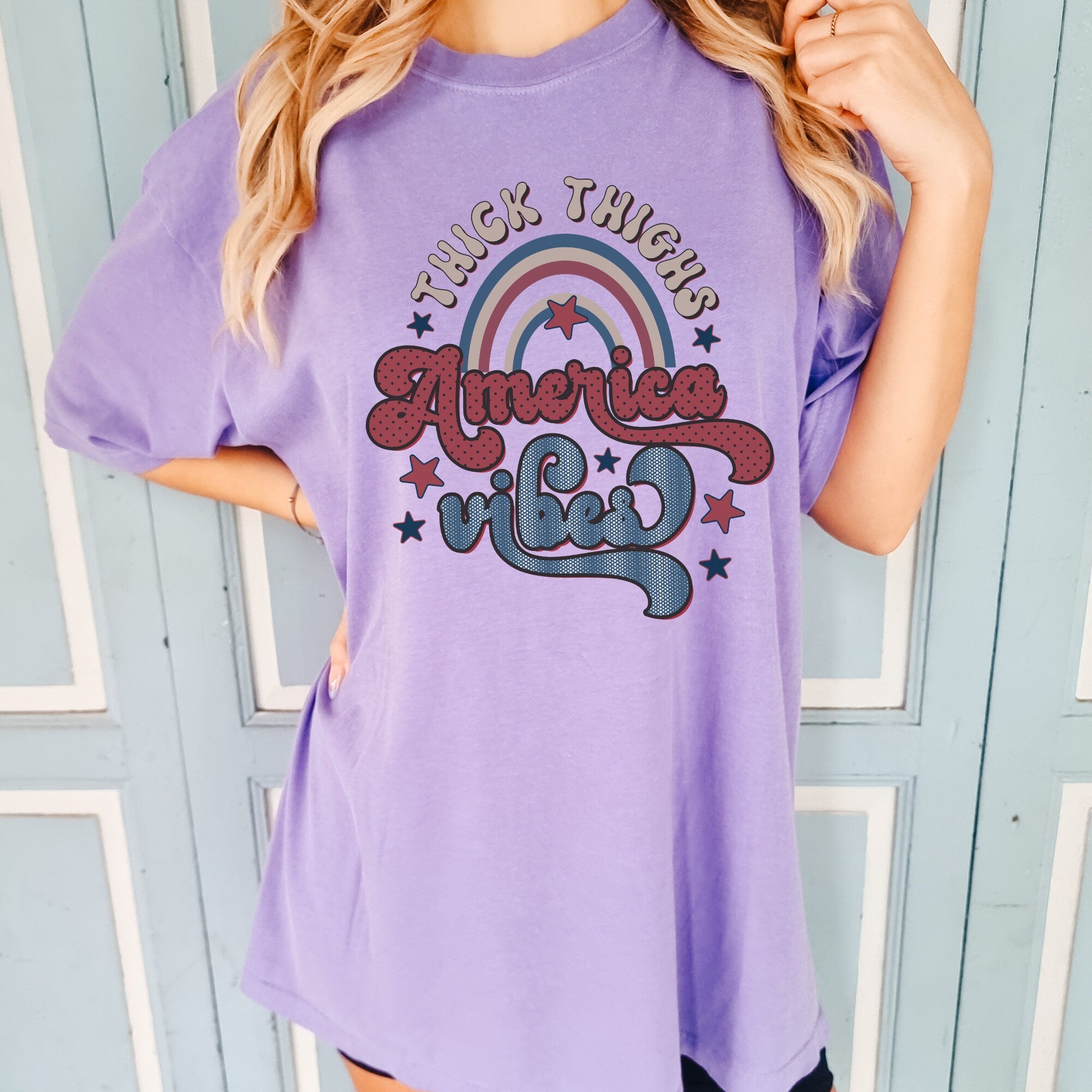Thick Thighs American Vibes Shirt