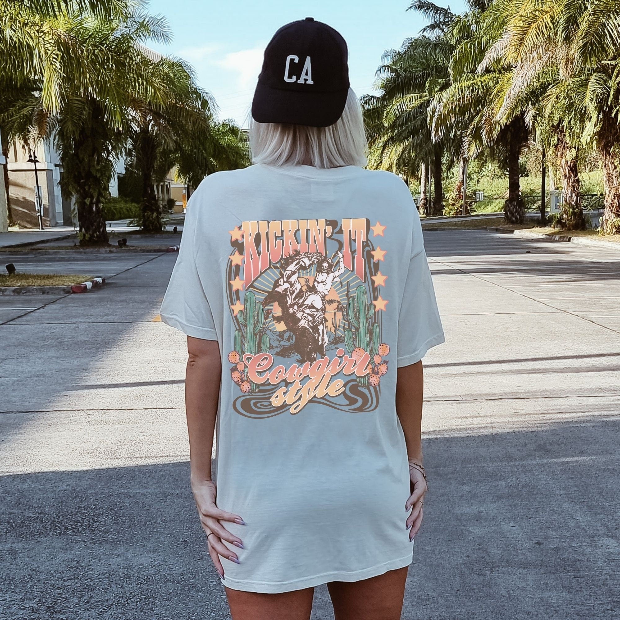Kickin It Cowgirl Style  Shirt
