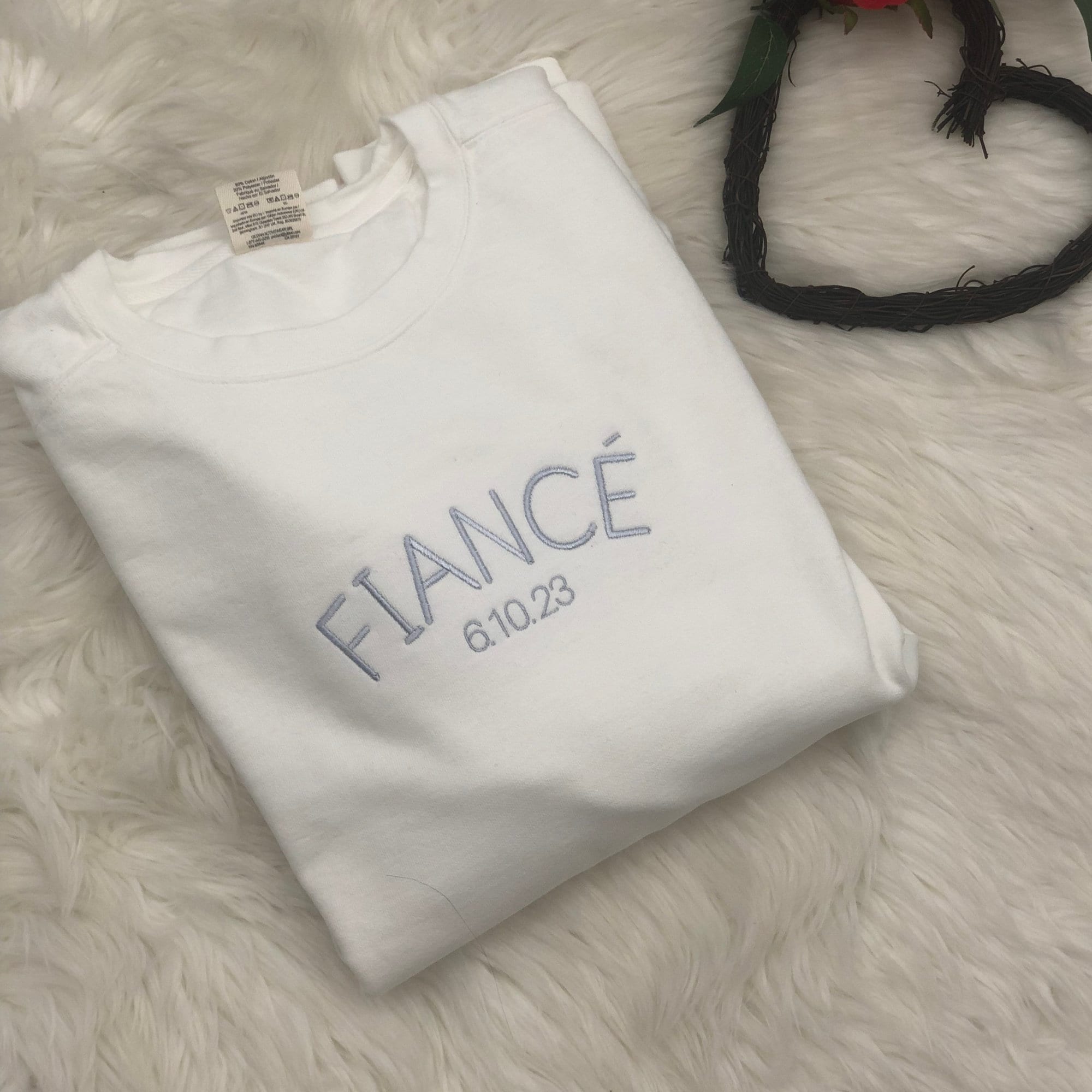 Personalized Fiancé Date Sweatshirt