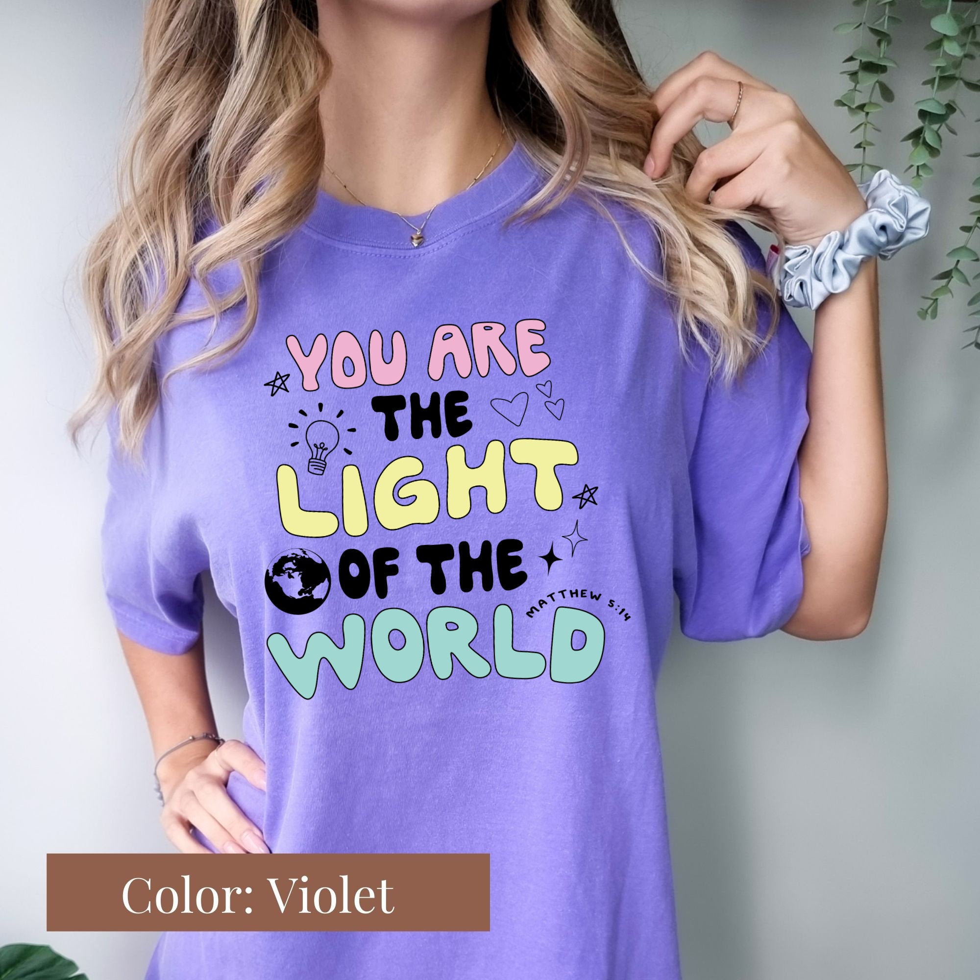 You Are the Light of the World Matthew Shirt