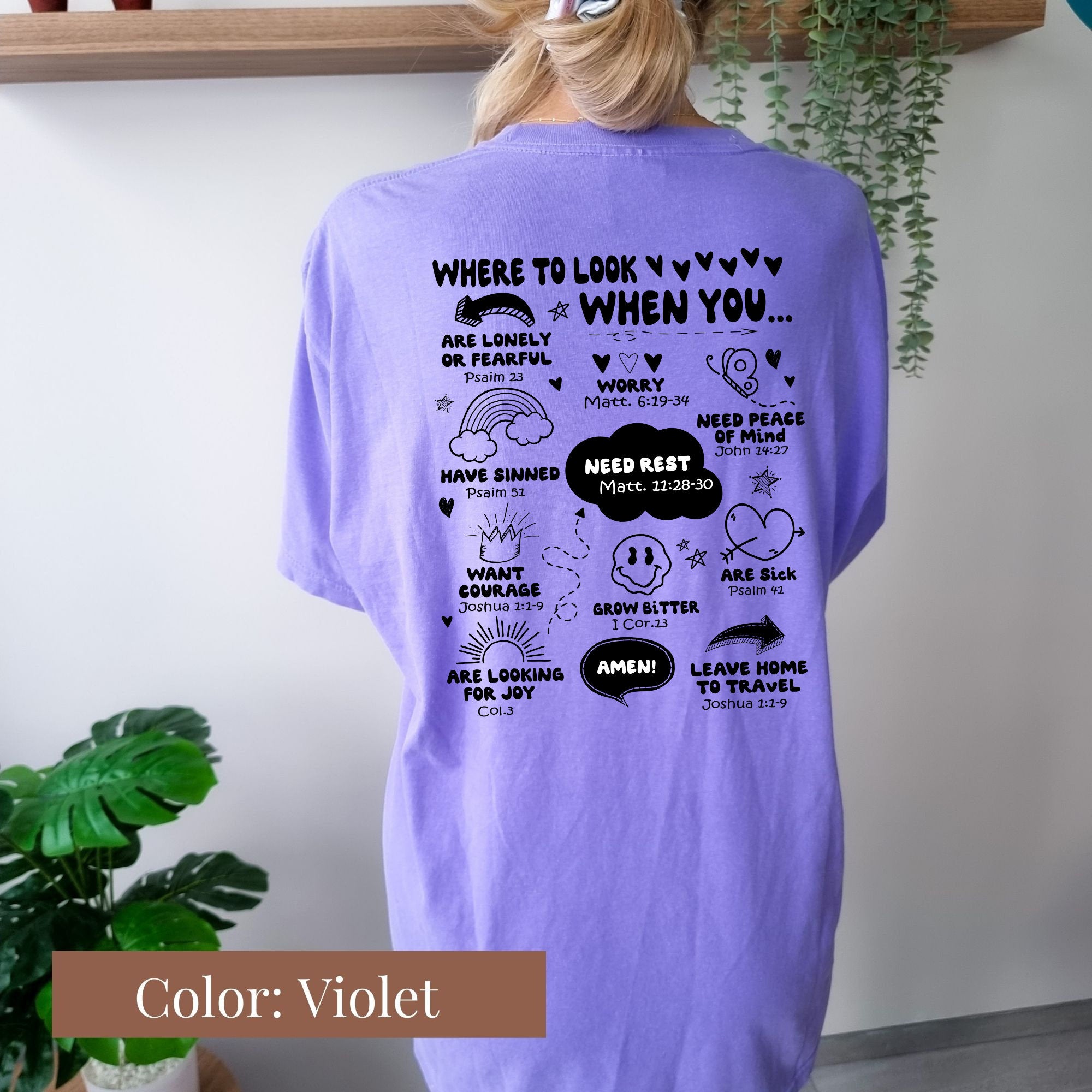 Where to Look in the Bible Shirt