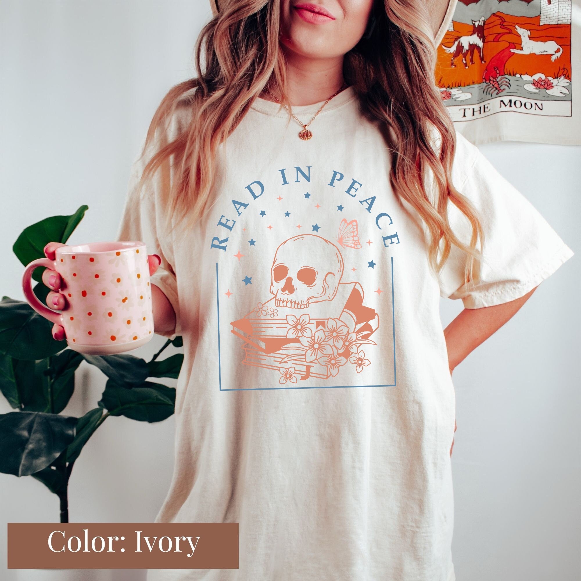 Read in Peace Skull Shirt