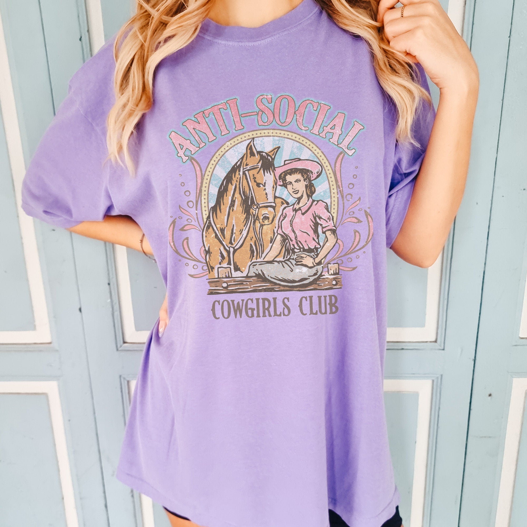 Anti-Social Cowgirls Tee