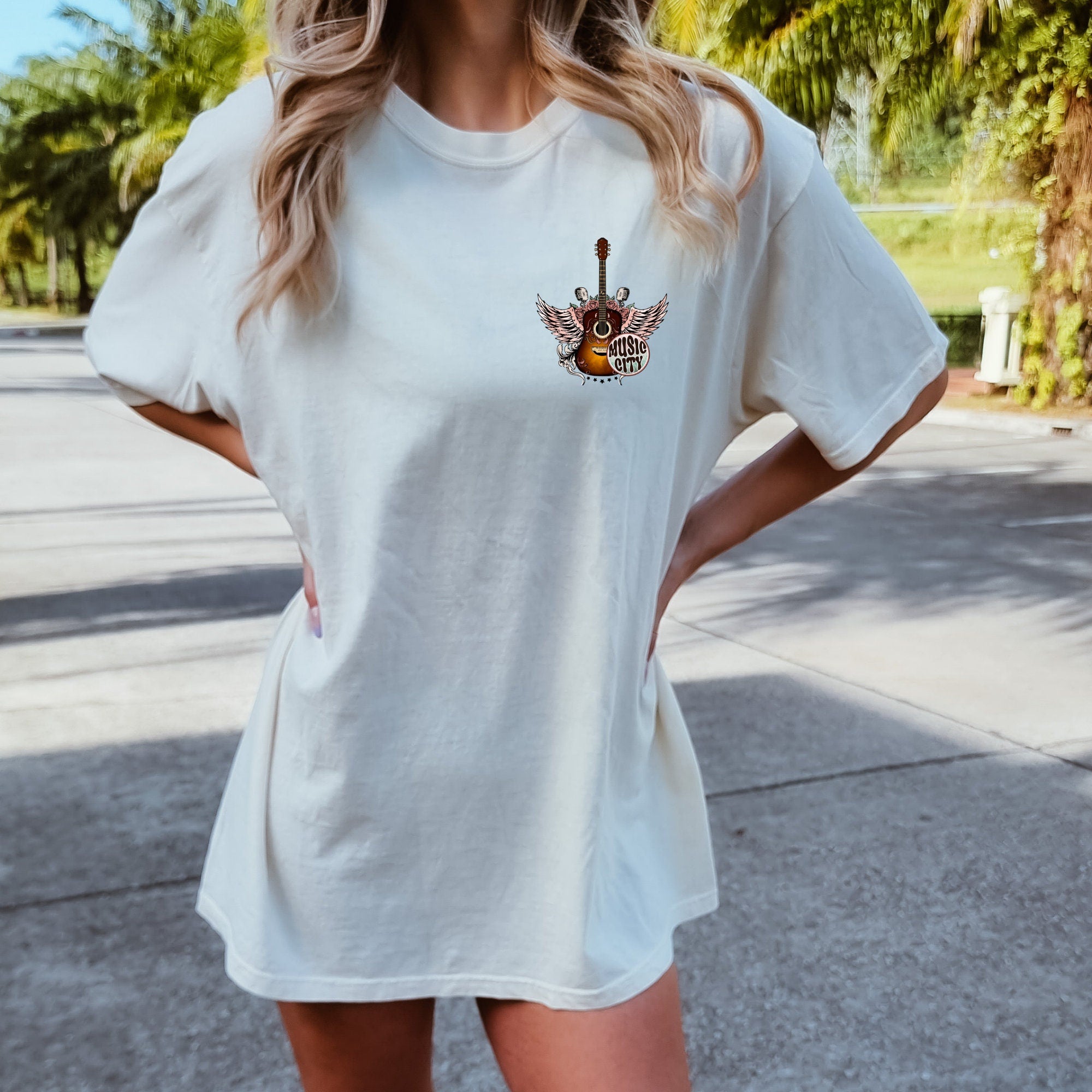 Nashville Back Print Shirt