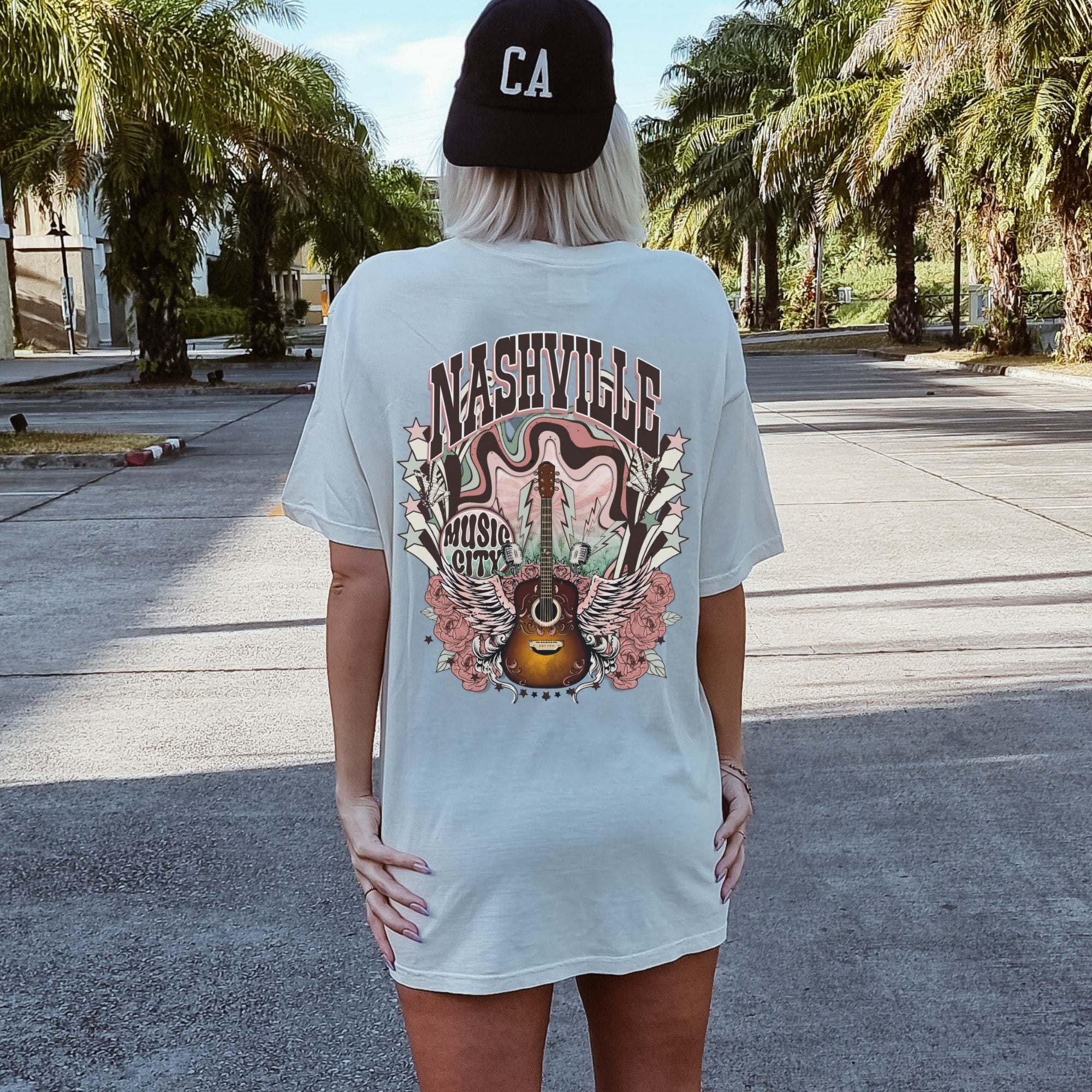 Nashville Back Print Shirt