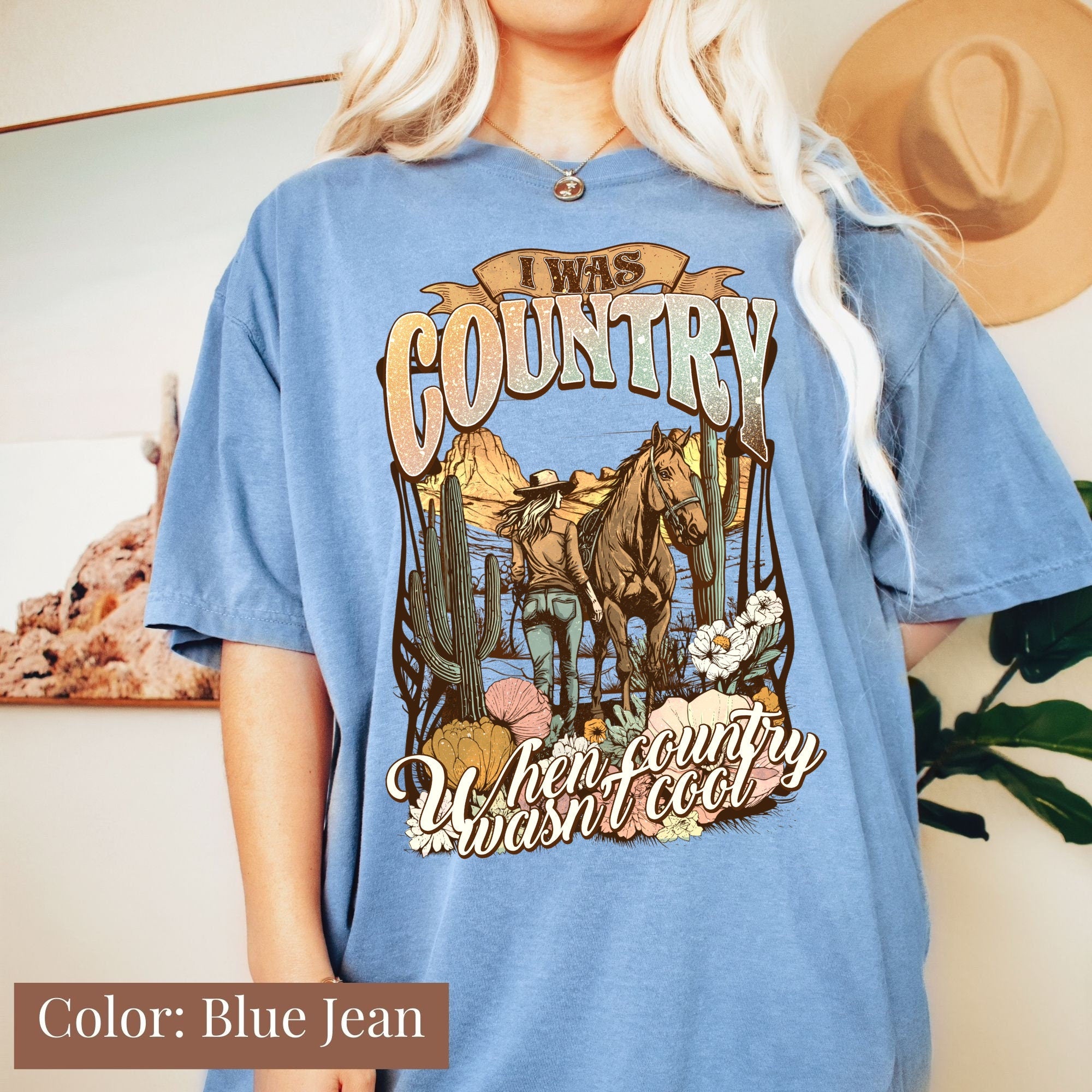I Was Country When Country Wasn't Cool Shirt