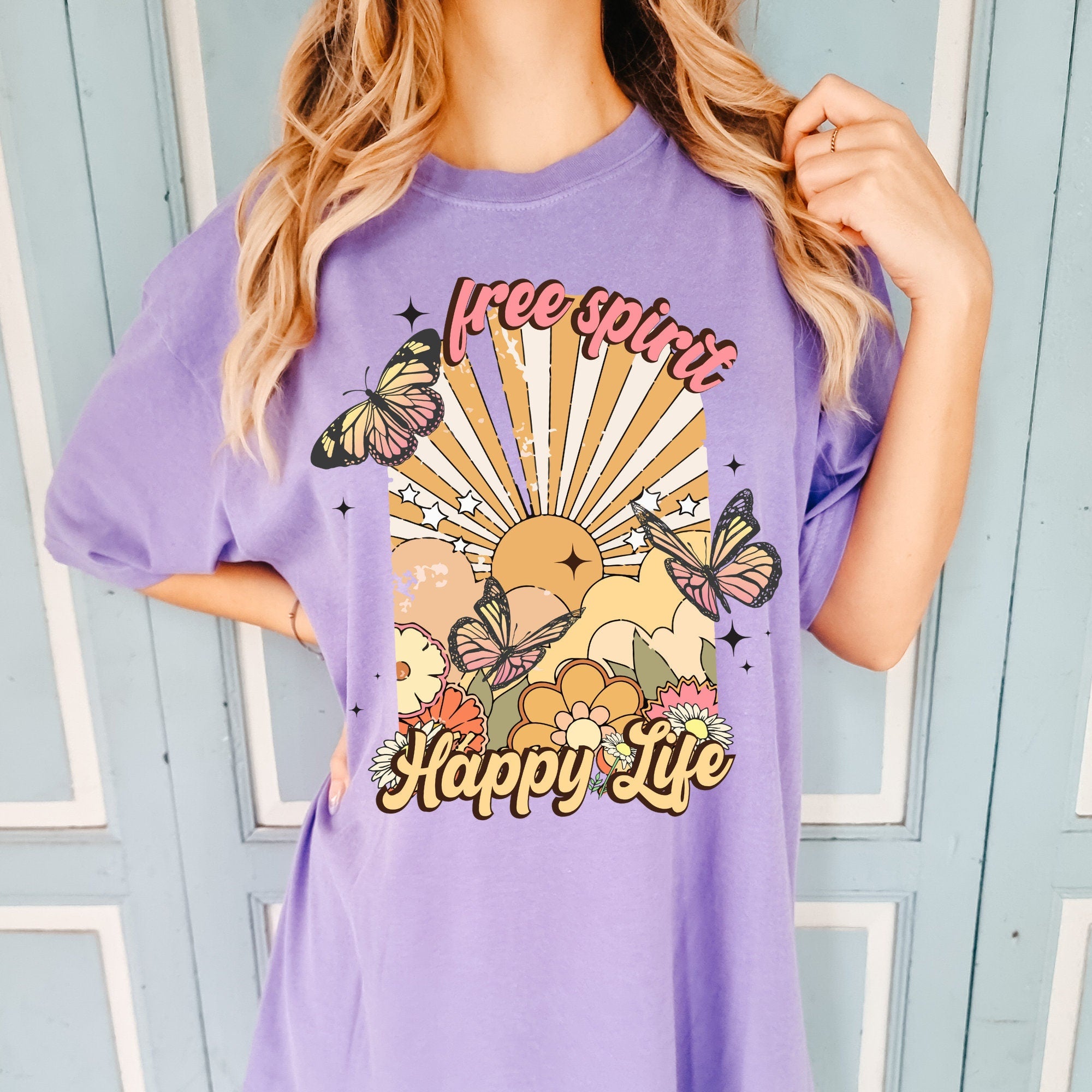 Free Spirit Happy Life Shirt