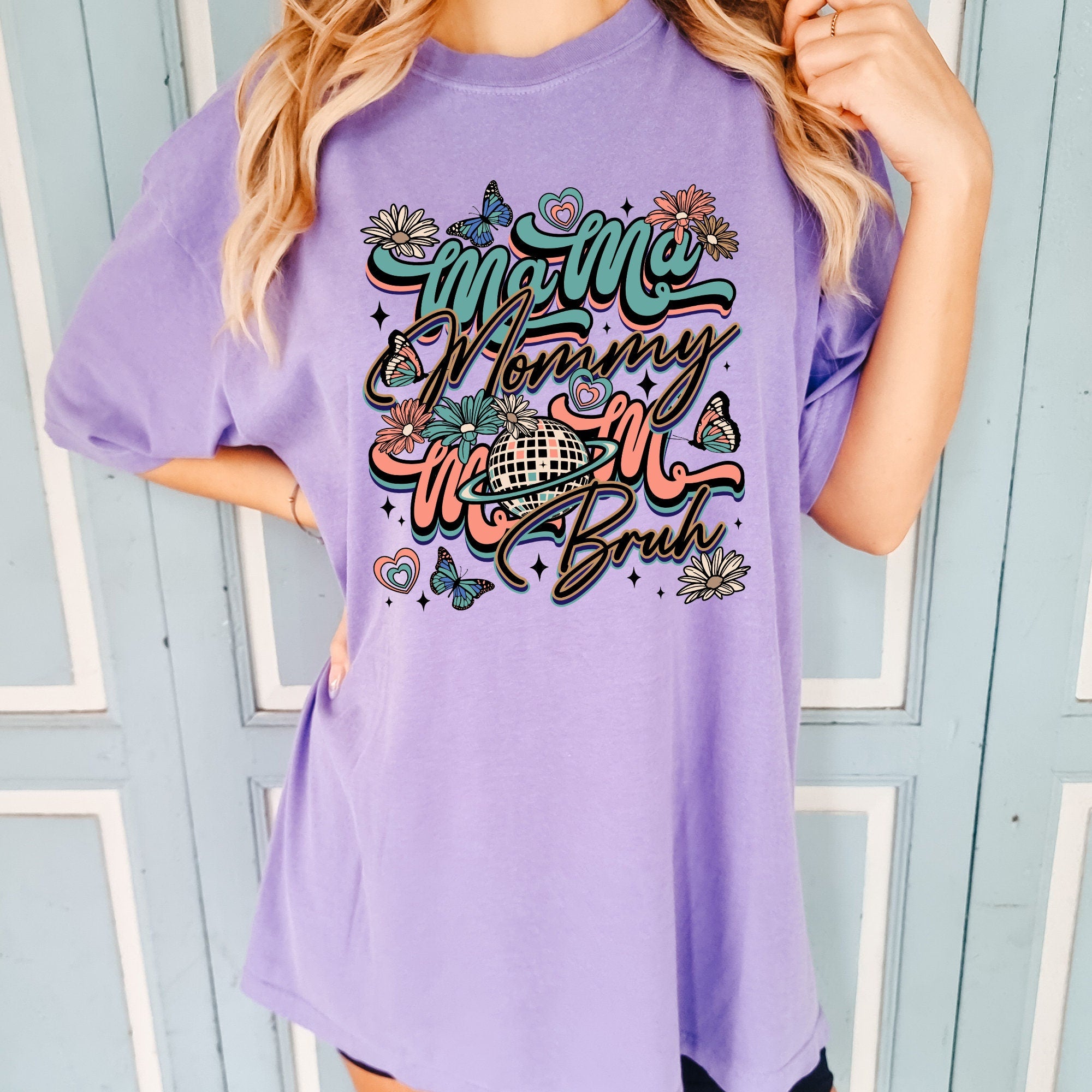 Mama Mommy Mom Bruh Retro Shirt