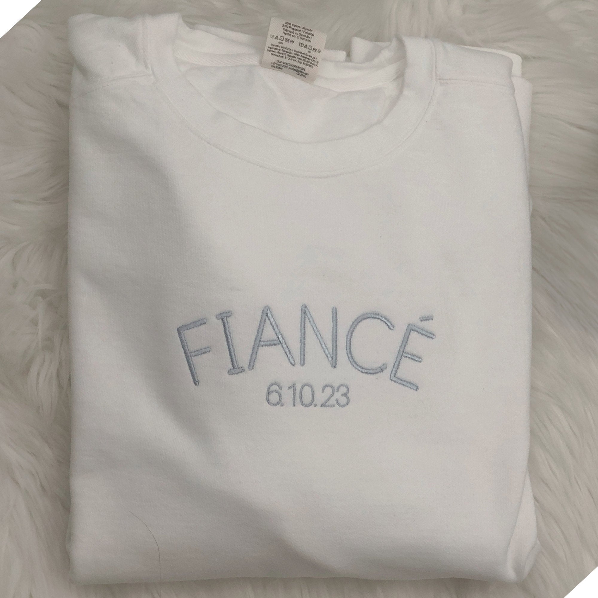 Personalized Fiancé Date Sweatshirt