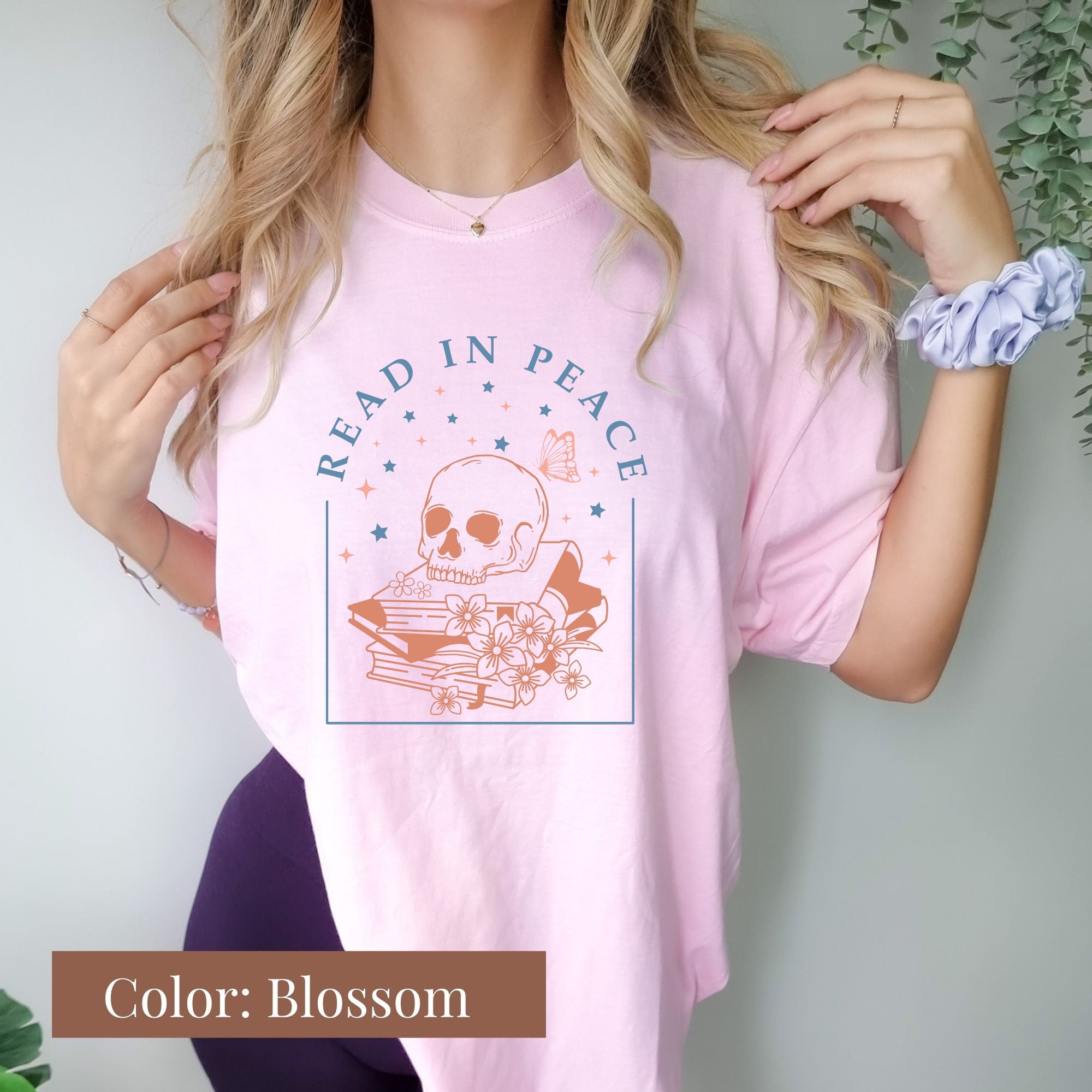Read in Peace Skull Shirt