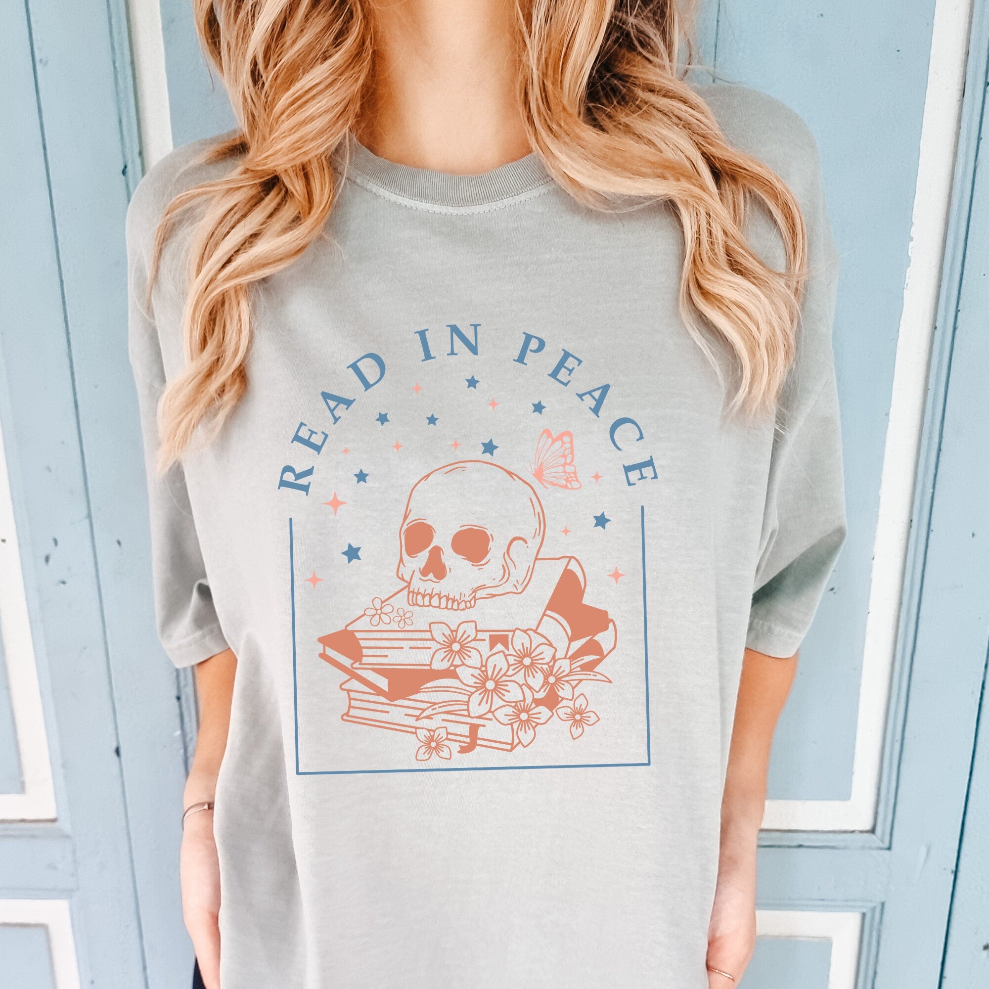 Read in Peace Skull Shirt
