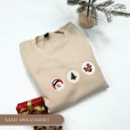 Sugar Cookie Embroidered Sweatshirt – Festive Christmas Crewneck