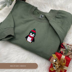 Embroidered Penguin Sweatshirt