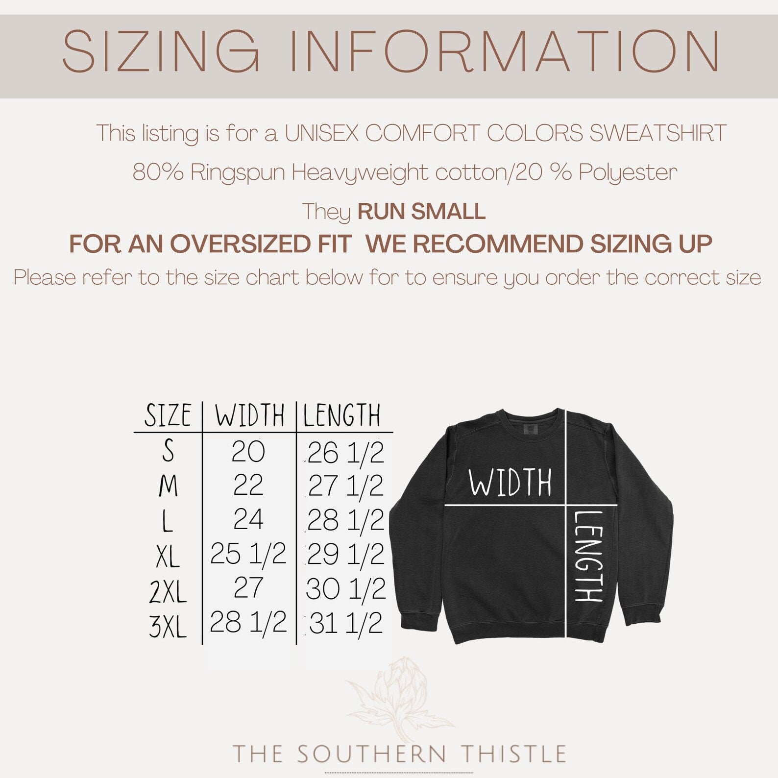 a black sweatshirt with white writing on it