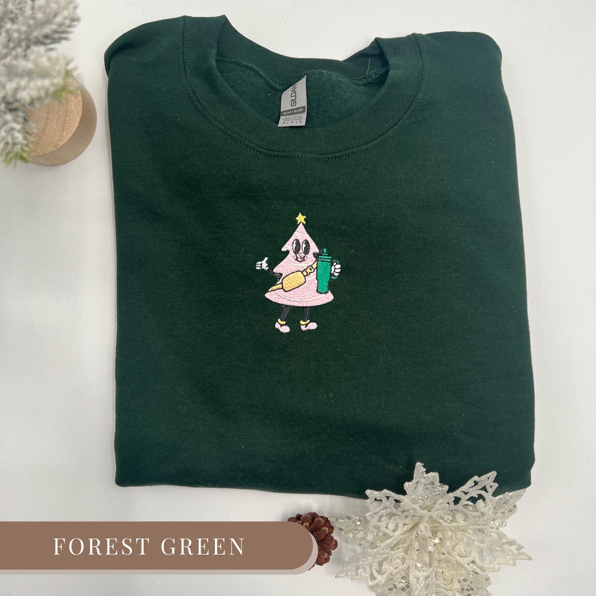 Christmas Embroidered Sweatshirt
