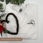 Tough As A Mother Sweatshirt - Embroidered Mothers Day Gift