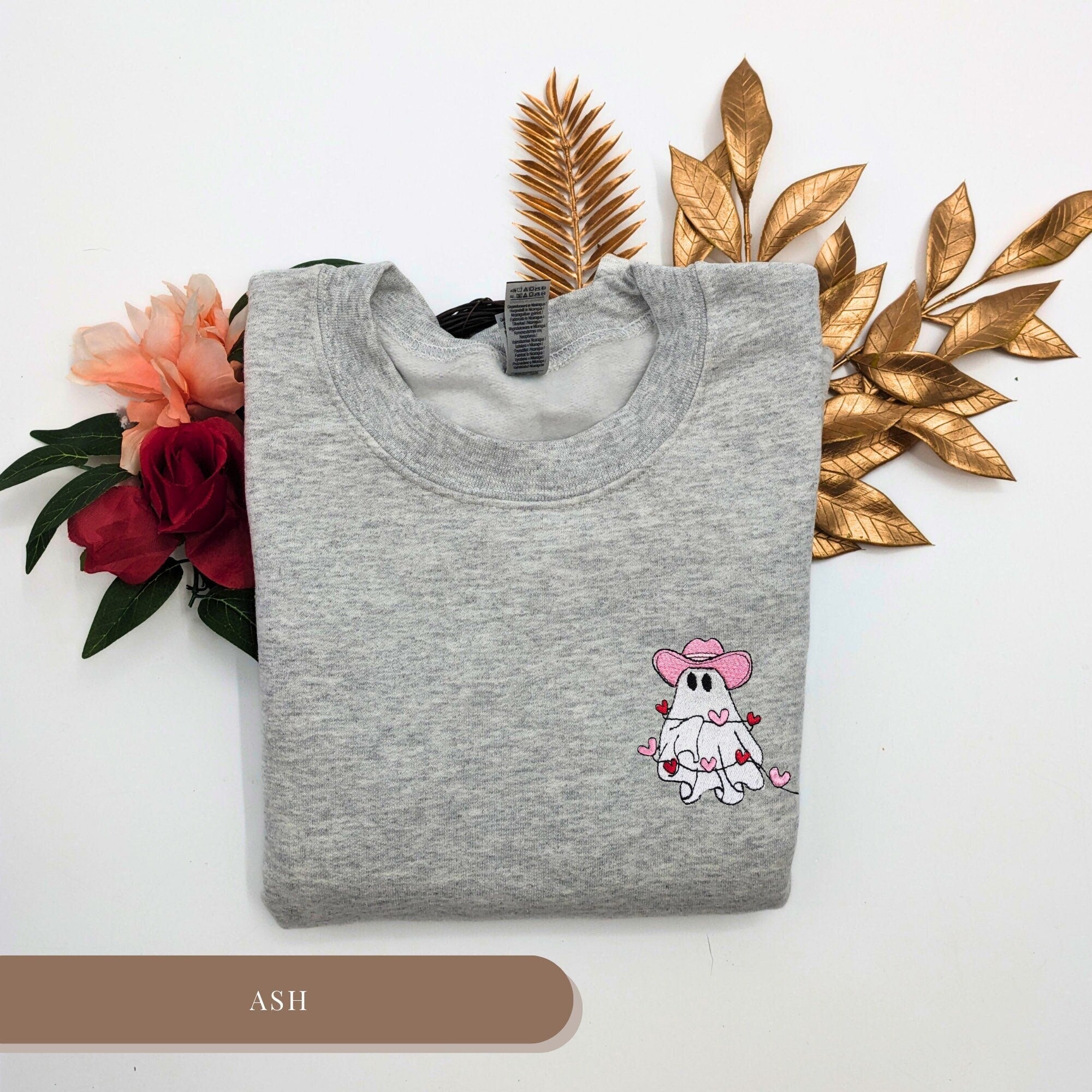 【CPGN STUDIO】23SS★ Western Embroidered Sweatshirt Embroidered Western – The Southern Thistle
